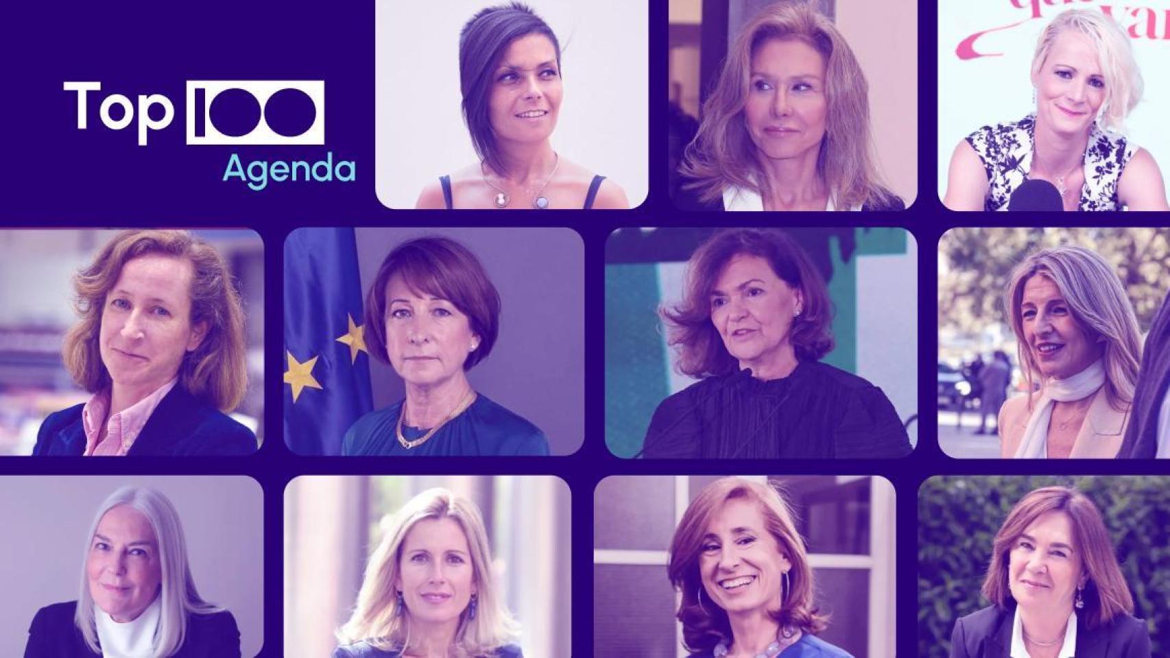 Imagen con fotos de las integrantes del ranking.