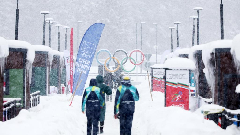 La entrada de la Villa Olímpica en los JJOO de Invierno Milano-Cortina 2026