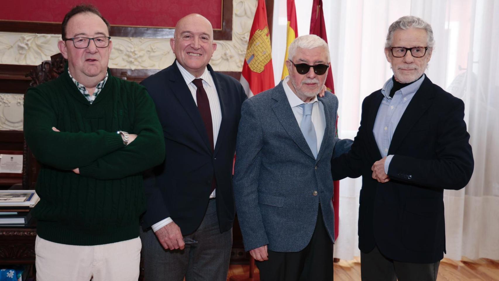 Francisco Forjas, Jesús Julio Carnero, Carlos Blanco y Javier Ares.