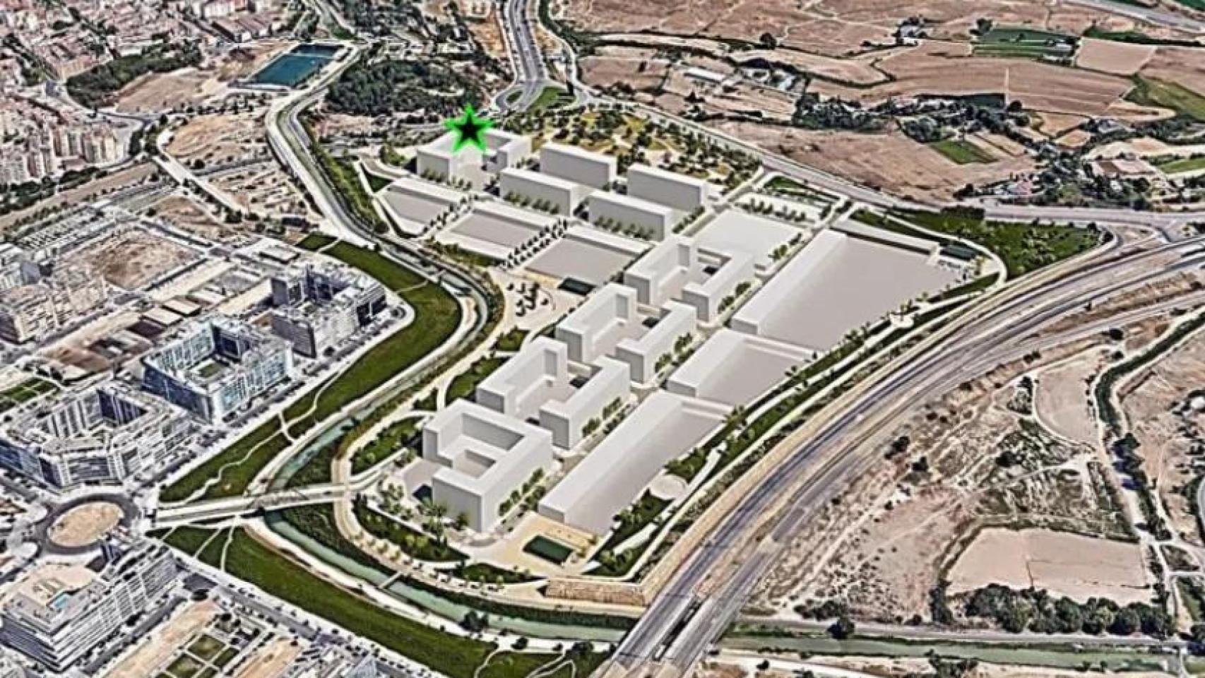 Plano de Parque Venecia 2, donde se señalan las viviendas que ya se han adjudicado.