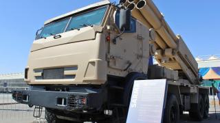 Sarma MLRS en el World Defense Show.