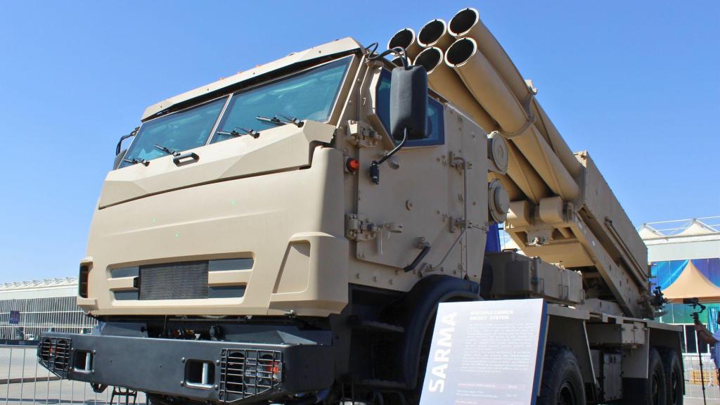 Sarma, el nuevo lanzachotes ruso en el World Defense Show.