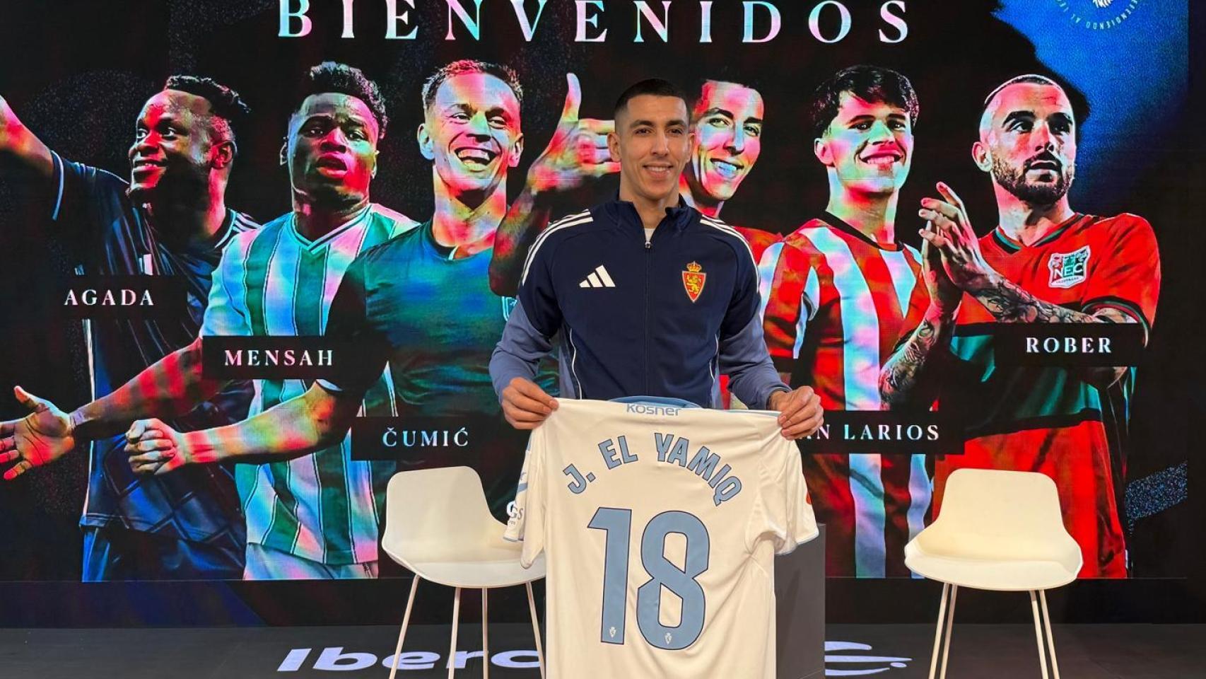 El Yamiq en su presentación.