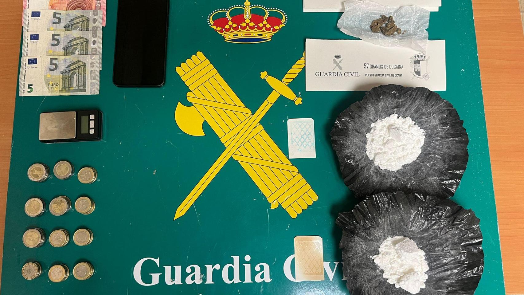 Material incautado en esta operación.