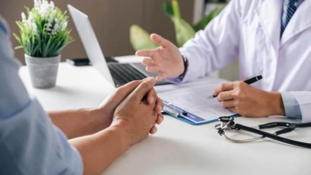 Una consulta médica.