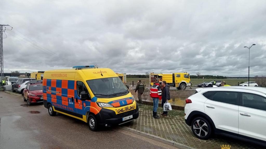 Protección Civil ha colaborado en la evacuación de la residencia de Aldeamayor de San Martín
