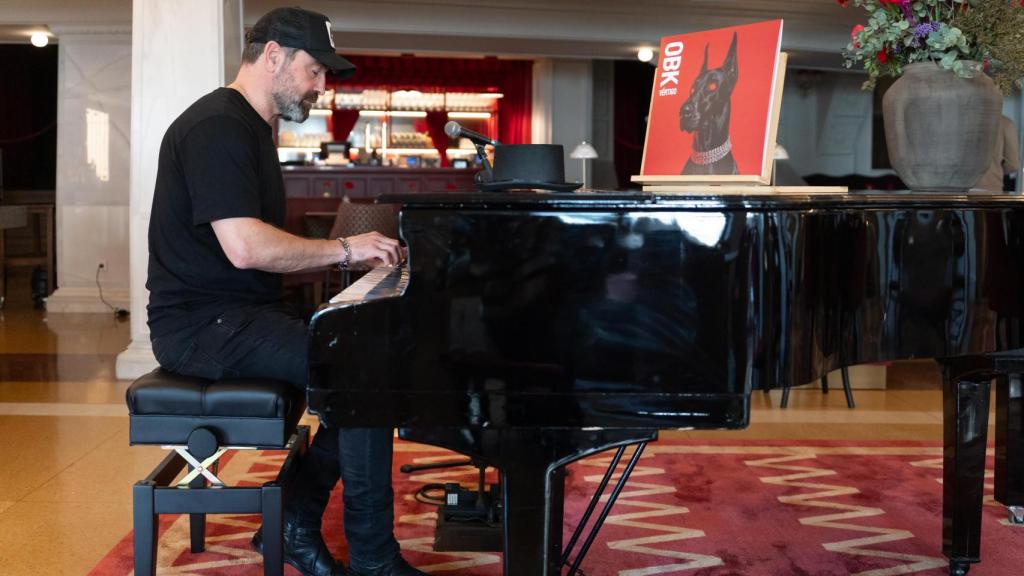 Jordi Sánchez, de OBK, en el hotel Umusic de Madrid.