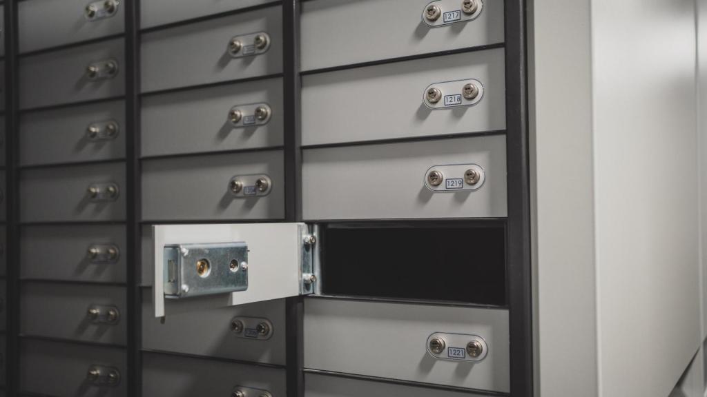 Una de las cajas fuertes de Inviam.