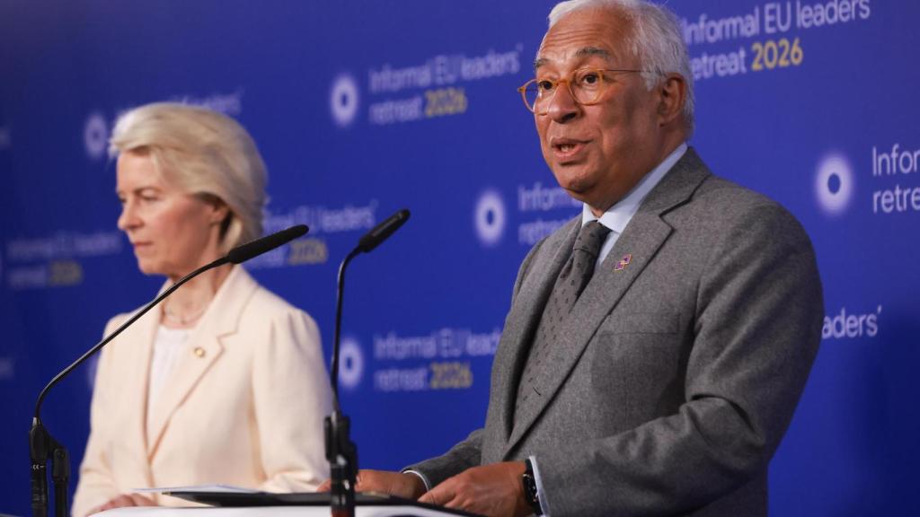 El presidente del Consejo Europeo, Antonio Costa, y la presidenta de la Comisión Europea, Ursula von der Leyen.