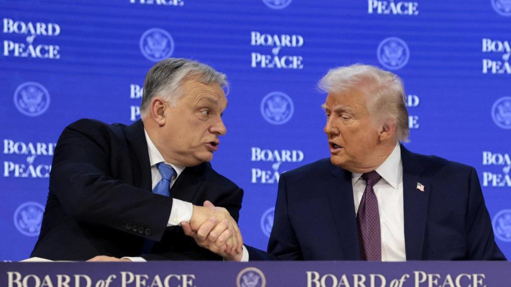 El presidente de EEUU, Donald Trump, y el primer ministro de Hungría, Viktor Orbán.