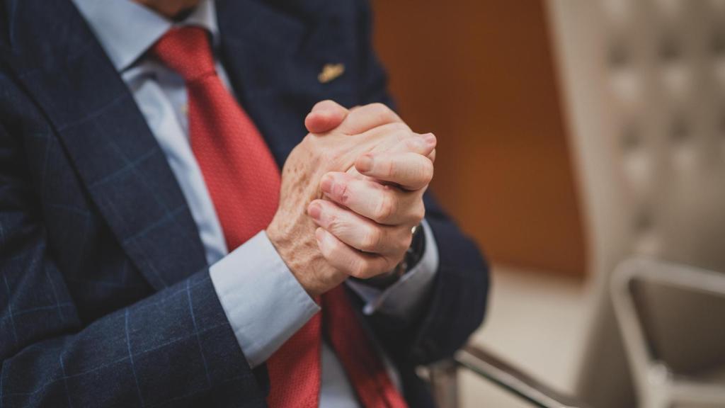 Antonio Huertas, presidente de Mapfre, durante la entrevista con EL ESPAÑOL.