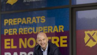 Xavier Vilajoana, en el acto de inauguración de la sede.