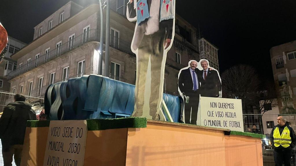 El Meco abre el Carnaval de Vigo con Balaídos y la polémica del Mundial como protagonistas