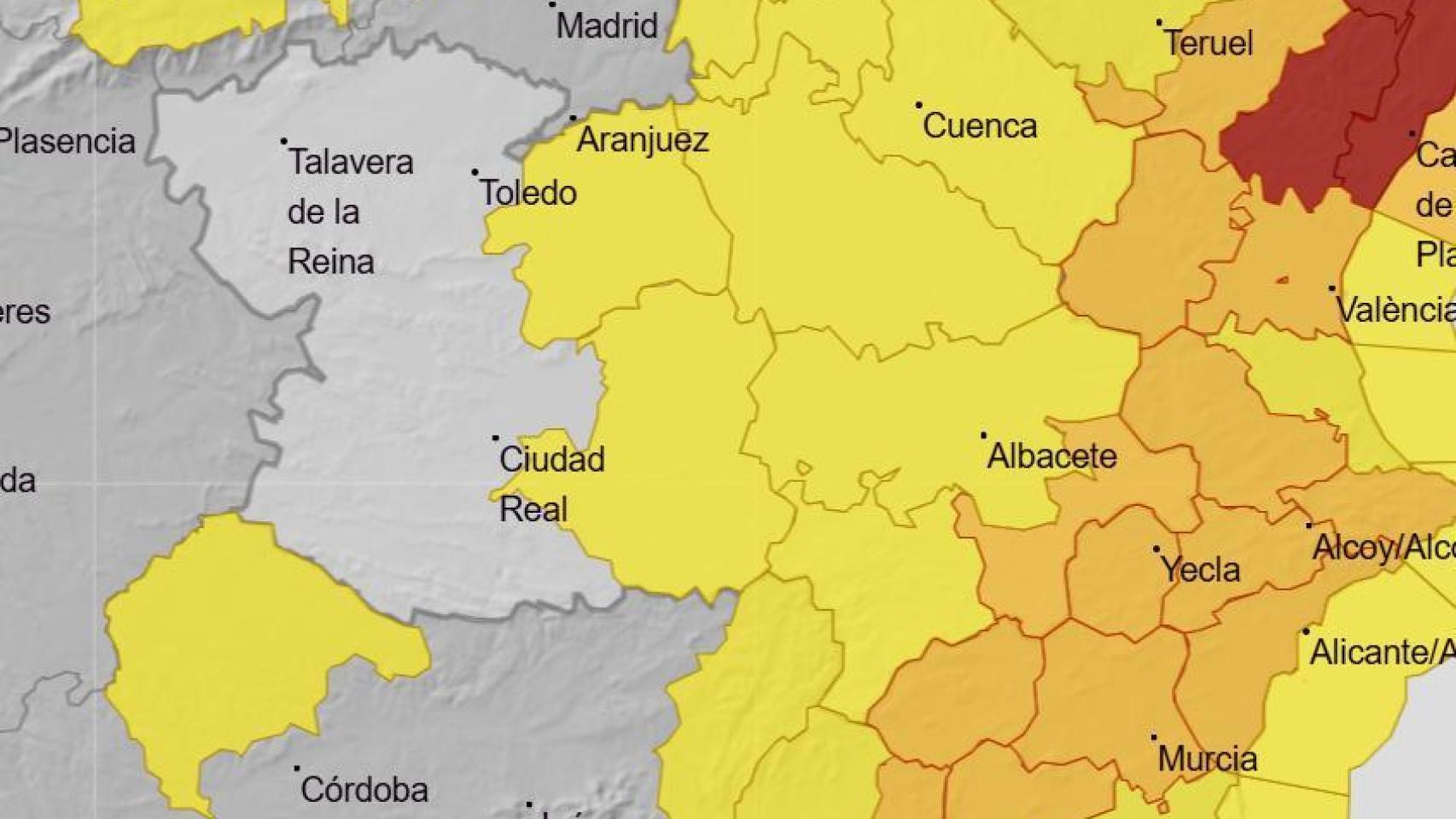 Las rachas de viento afectarán a numerosas zonas de Castilla-La Mancha, especialmente al este.