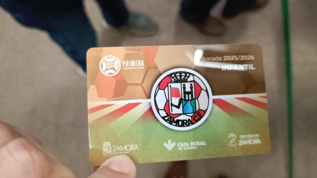 Carnet de socio del Zamora CF
