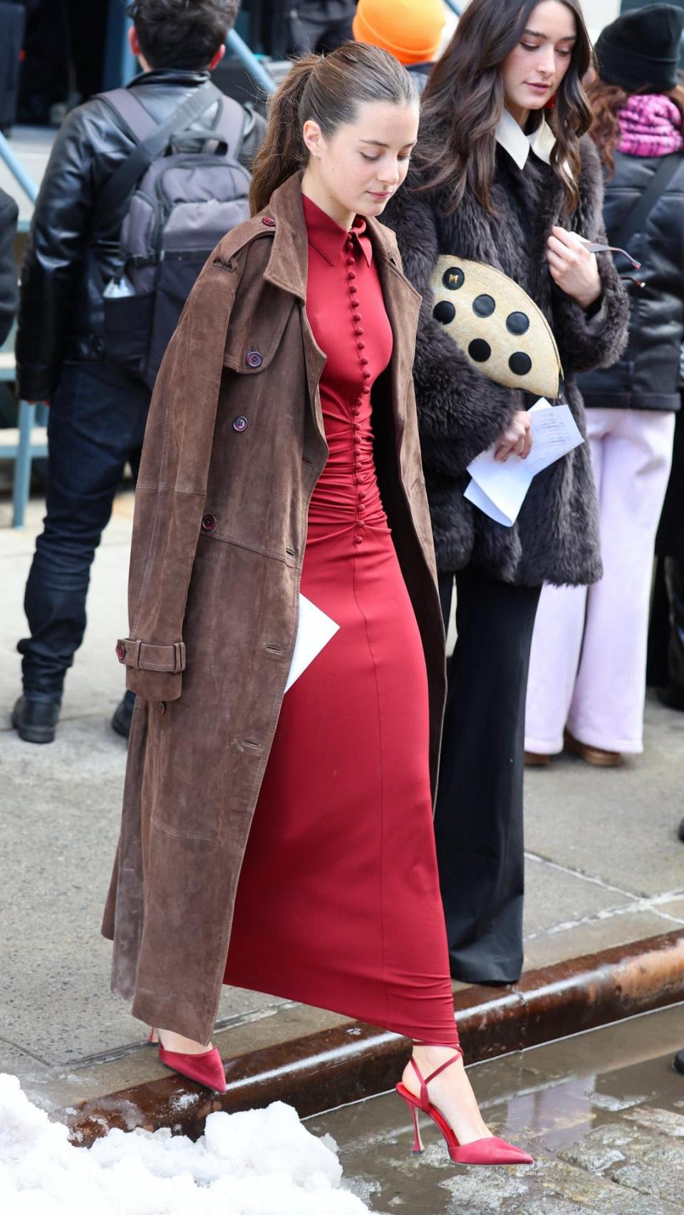 Olimpia Báez, nieta de Carolina Herrera, en Nueva York.