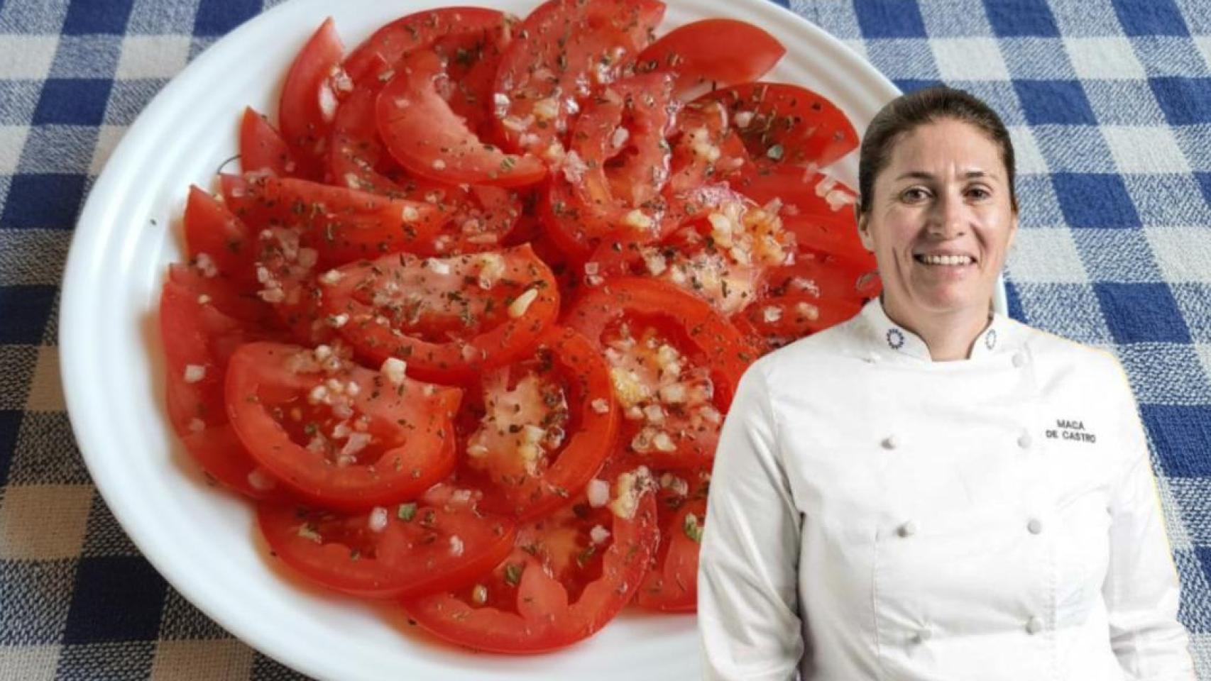 El secreto de la chef Maca de Castro para unos tomates aliñados perfectos
