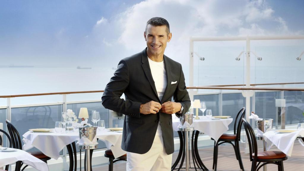 Jesús Vázquez en el crucero de 'First Dates'.