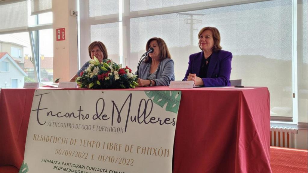 Rueda de prensa de la 'Rede de Mulleres Veciñais'.