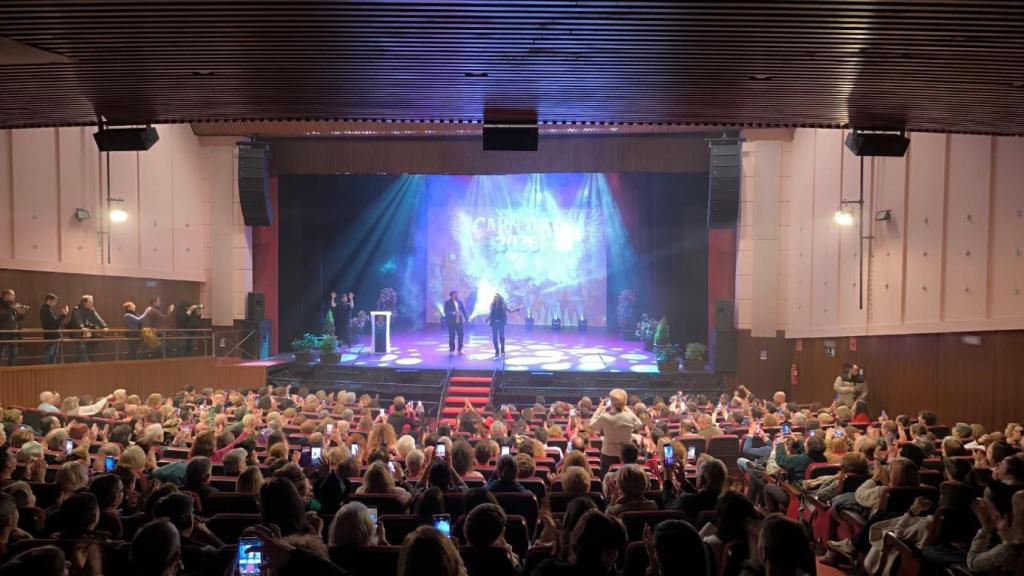 El Teatro Quijano durante el pregón de Carnaval de Ciudad Real 2026.