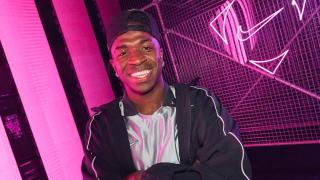 Vinicius, durante un evento de la marca Nike