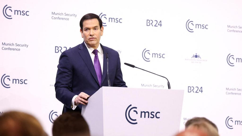 Marco Rubio en la conferencia de Munich.