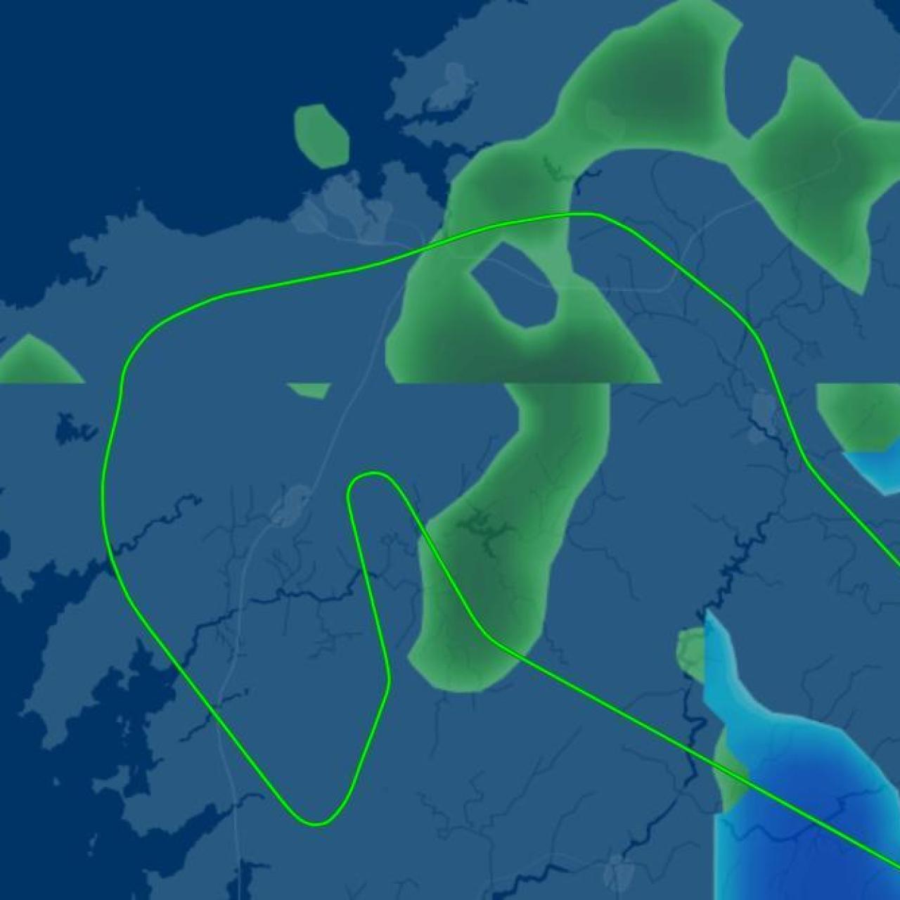 La vuelta a Galicia del IB461 por la tarde