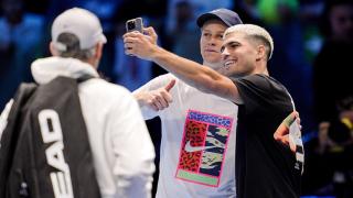 Alcaraz y Sinner, durante las últimas finales ATP