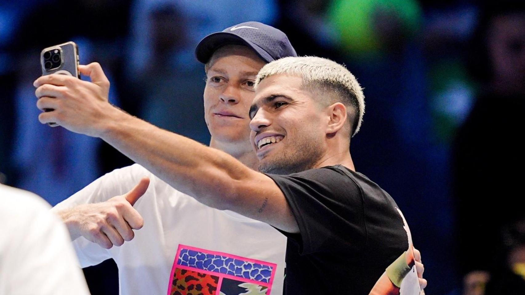 Alcaraz y Sinner, en las últimas ATP Finals