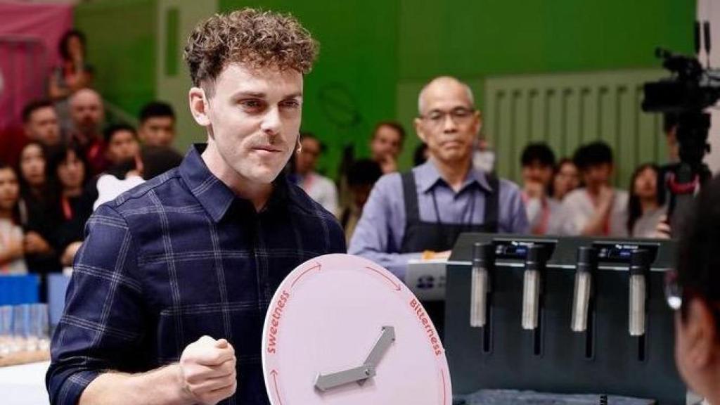 Jack Simpson en una de las competiciones en las que ha participado.