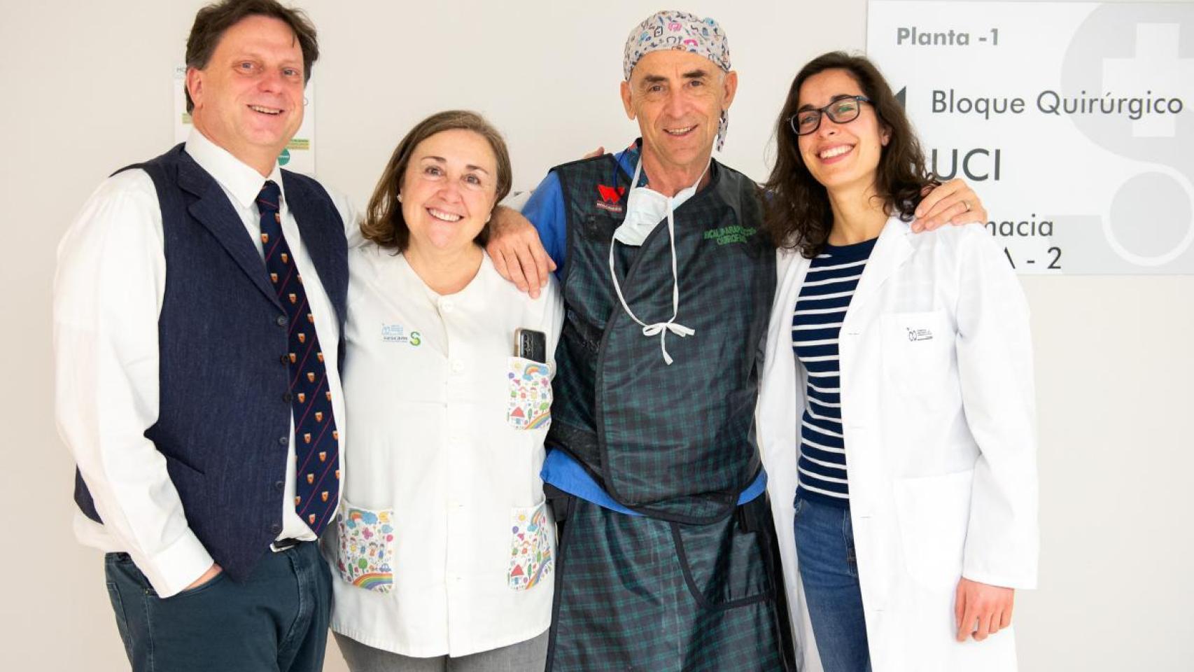 Científicos del Hospital Nacional de Parapléjicos que han participado en el estudio.