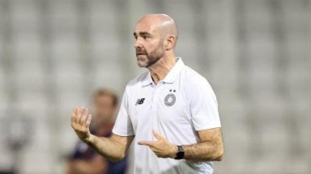 Félix Sánchez, durante su etapa en el Al Sadd.