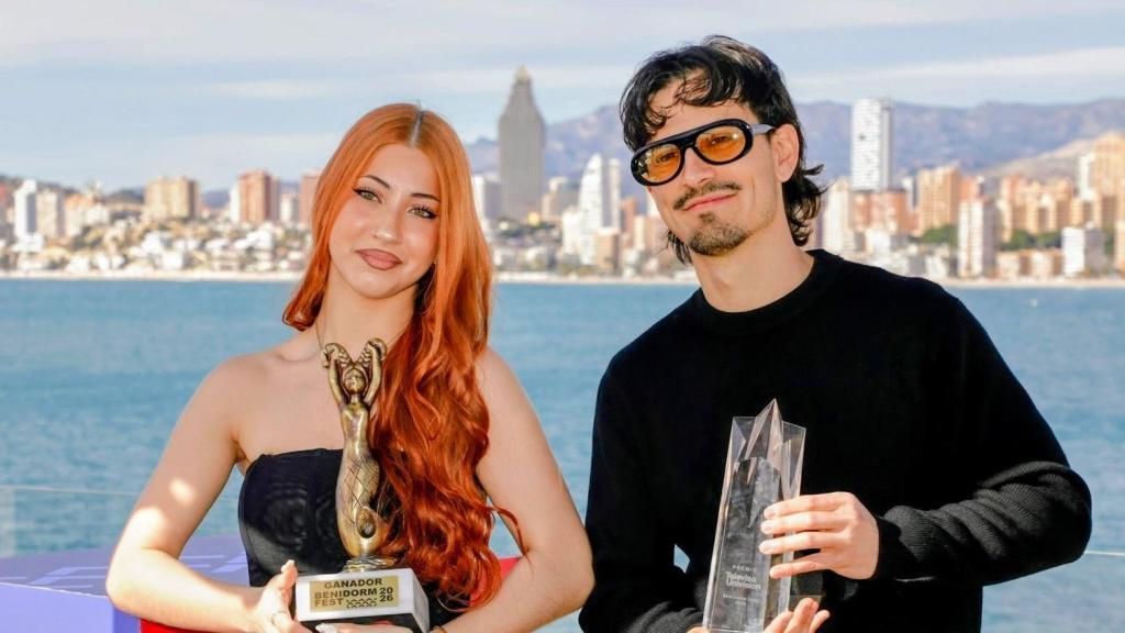 Tony Grox y LUCYCALYS, ganadores del Benidorm Fest 2026.
