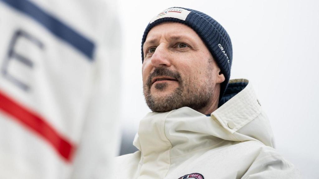 Haakon de Noruega, en los Juegos Olímpicos de Invierno, el pasado sábado 14 de febrero.