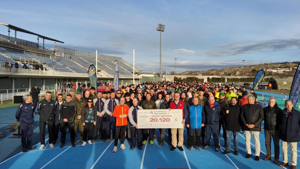 La Carrera del Ebro recauda fondos solidarios todos los años.