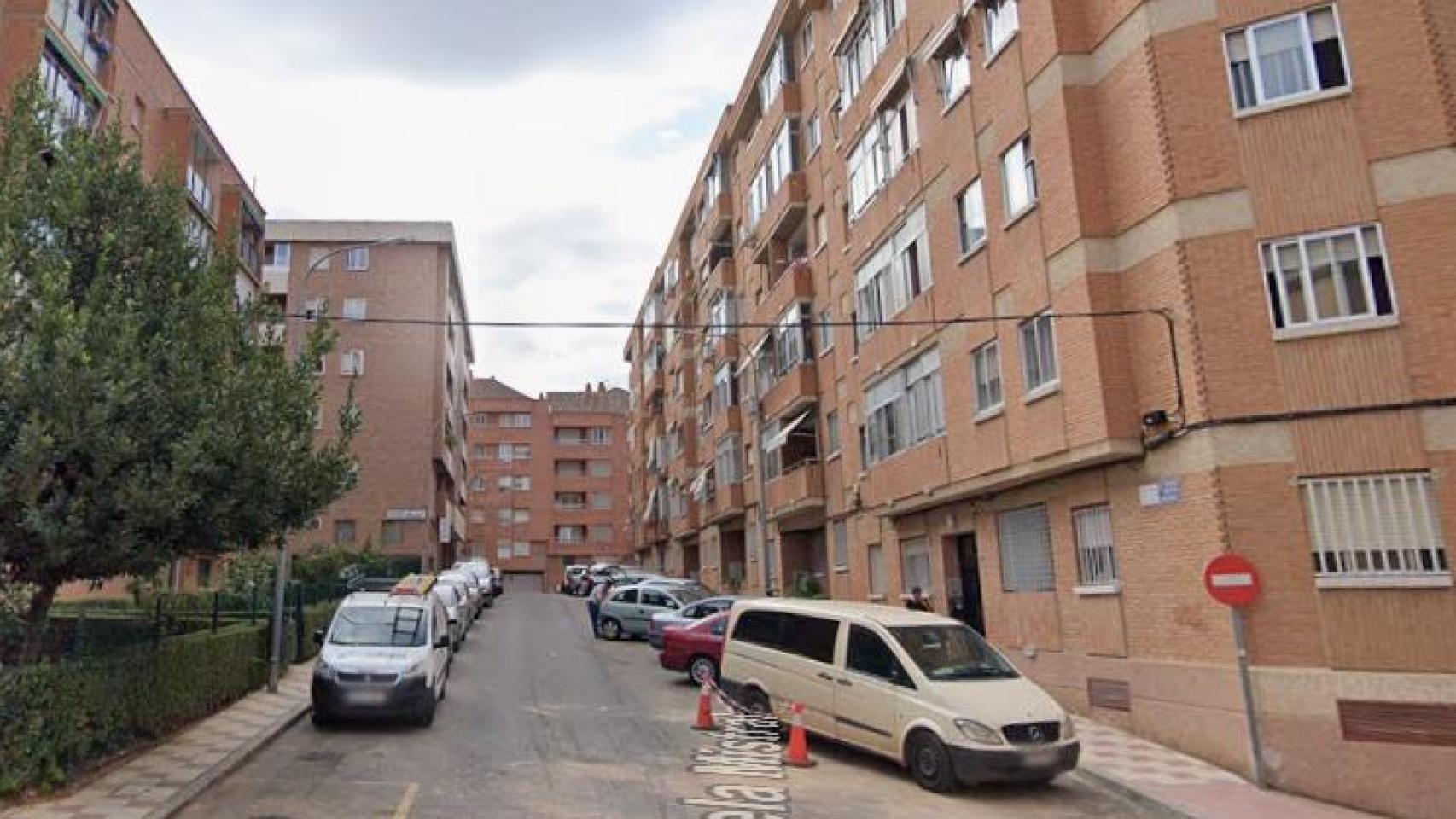 La calle Gabriela Mistral de Guadalajara.