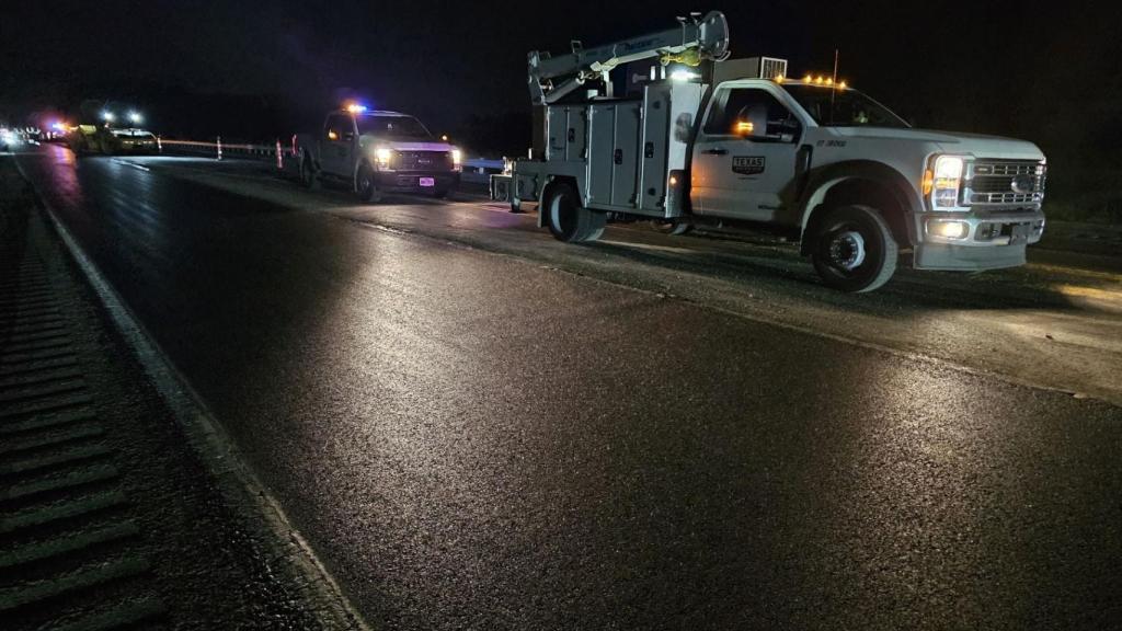 Una carretera hecha con el asfalto fabricado con plástico.