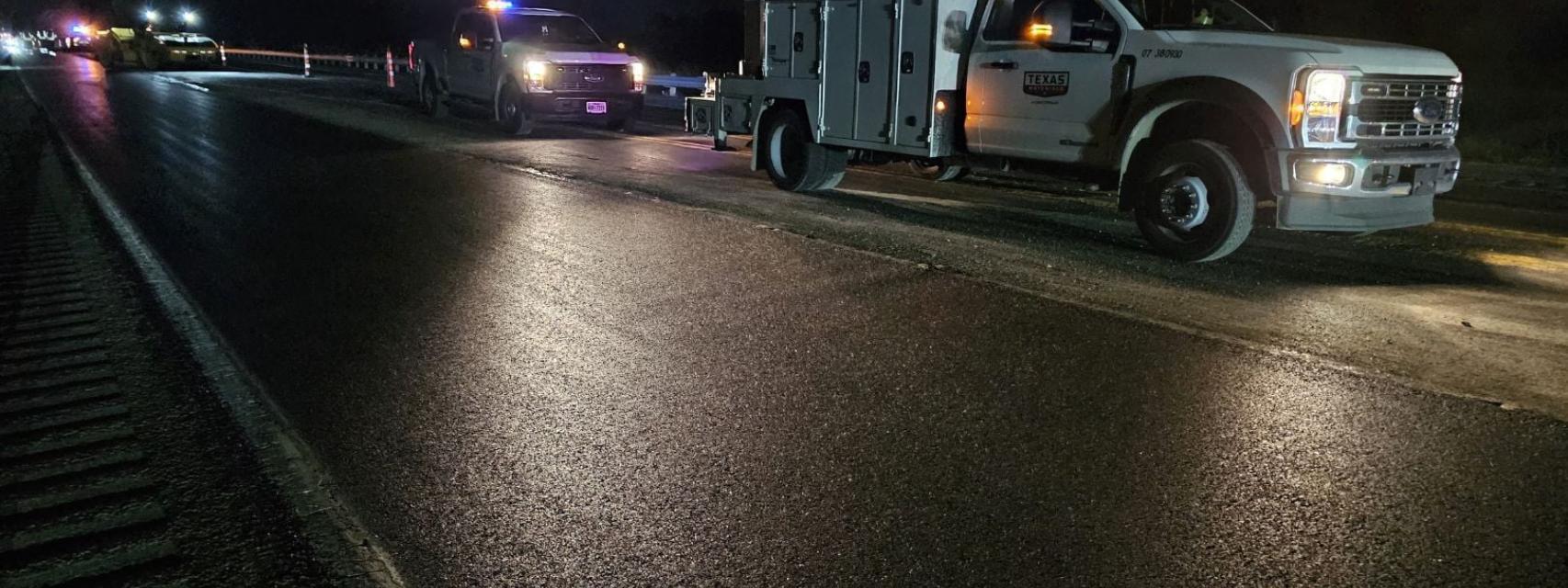 Una carretera hecha con el asfalto fabricado con plástico.