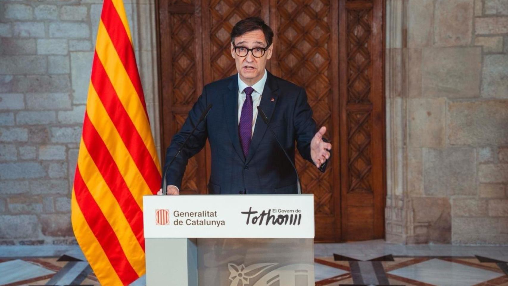 Salvador Illa, presidente de la Generalitat de Catalunya.
