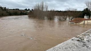 El río Duero a su paso por Tudela, en Valladolid.