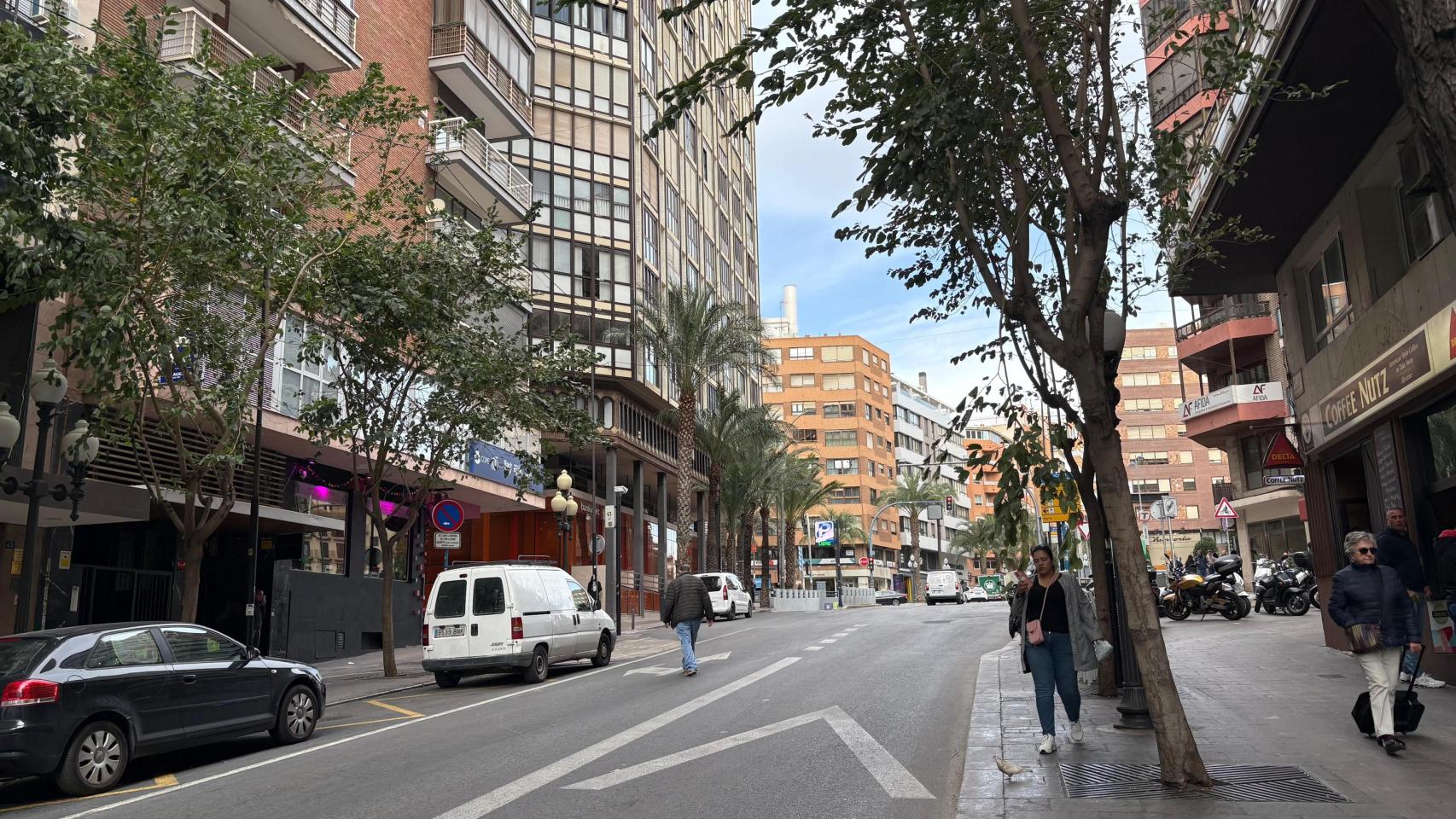 La Rambla de Alicante este lunes.