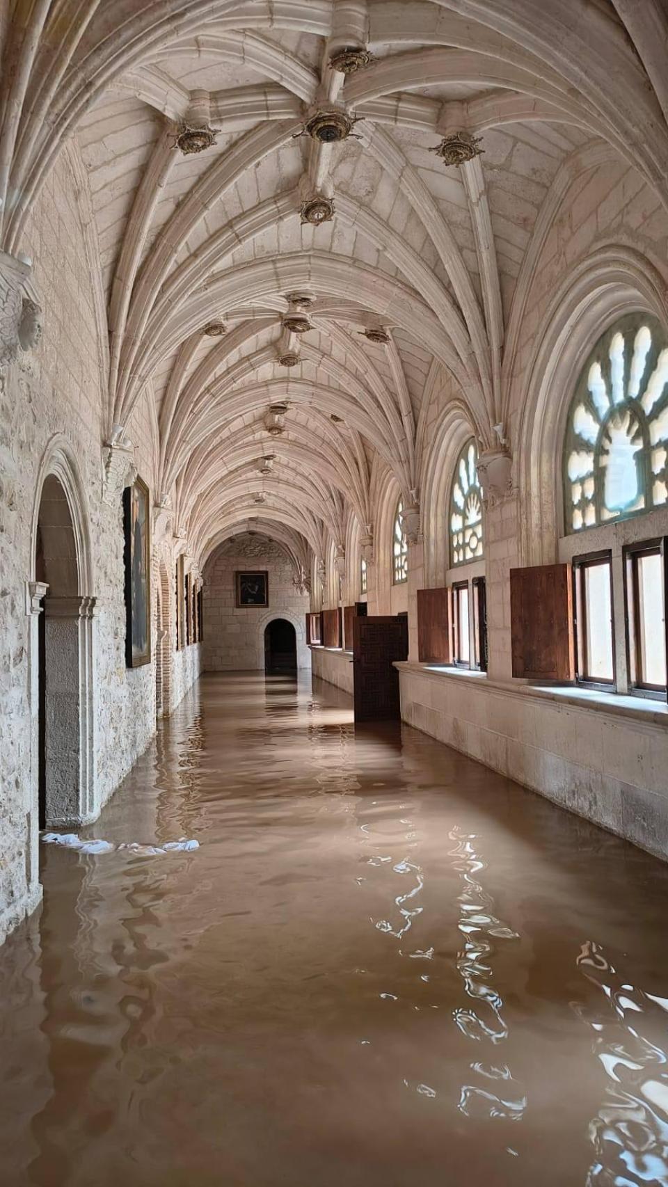 Imagen de la Inundación del Monasterio de la Vid.