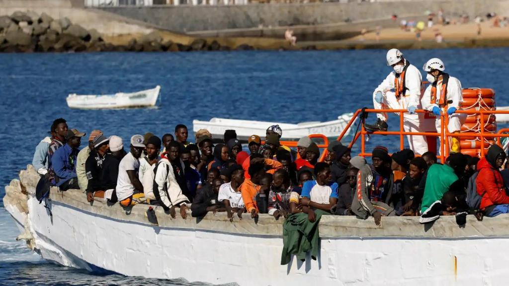Decenas de inmigrantes son rescatados en la costa española. Imagen de archivo.