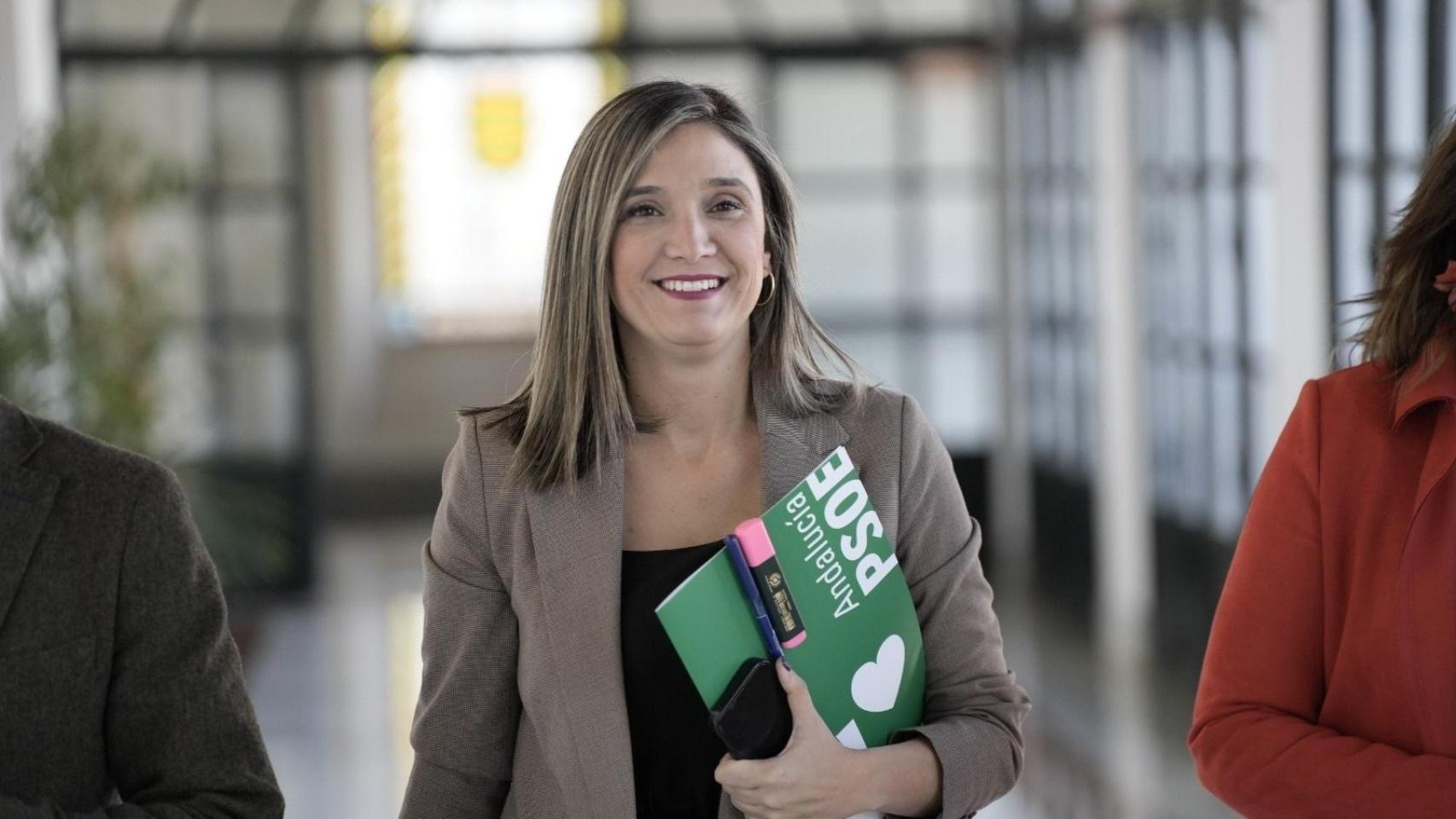 María Márquez, en el Parlamento de Andalucía.