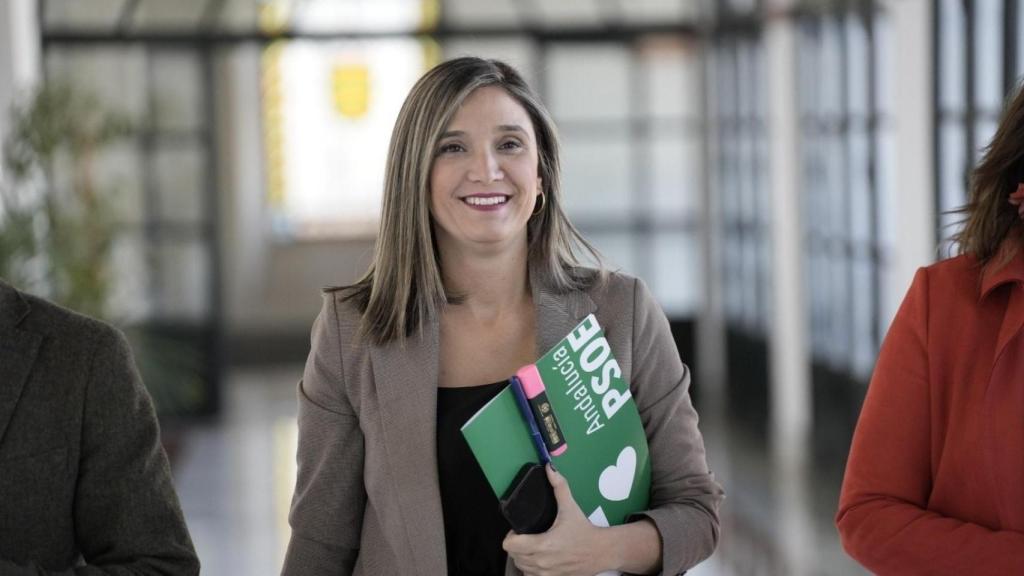 María Márquez, en el Parlamento de Andalucía.