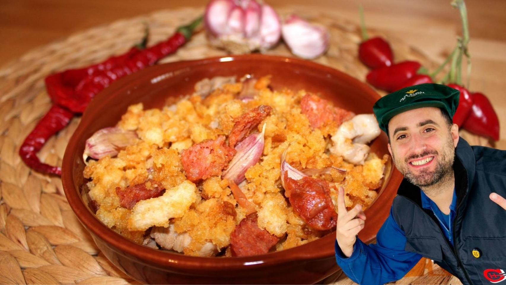 Rubén Poblete (28), cocinero en un montaje de El Español.