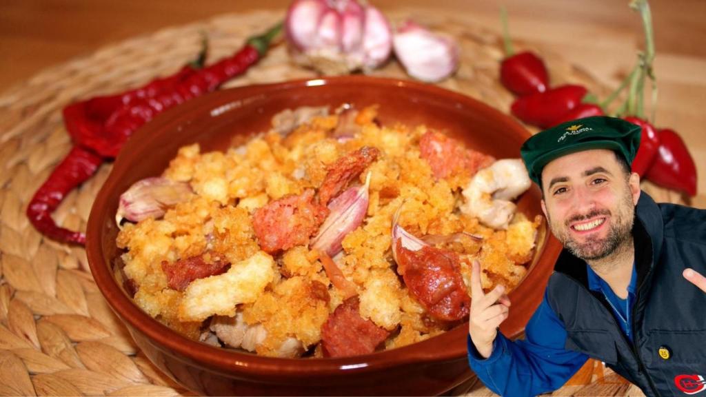 Rubén Poblete (28), cocinero en un montaje de El Español.