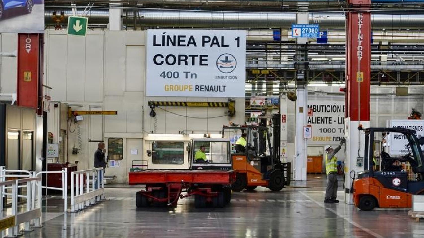 La fábrica de Renault en Valladolid.
