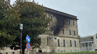 Fachada de la comisaría de la Policía Nacional de Santiago.