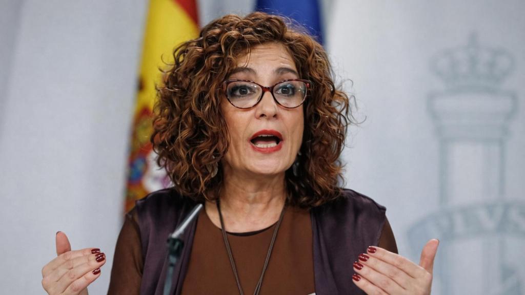 María Jesús Montero, ministra de Hacienda.